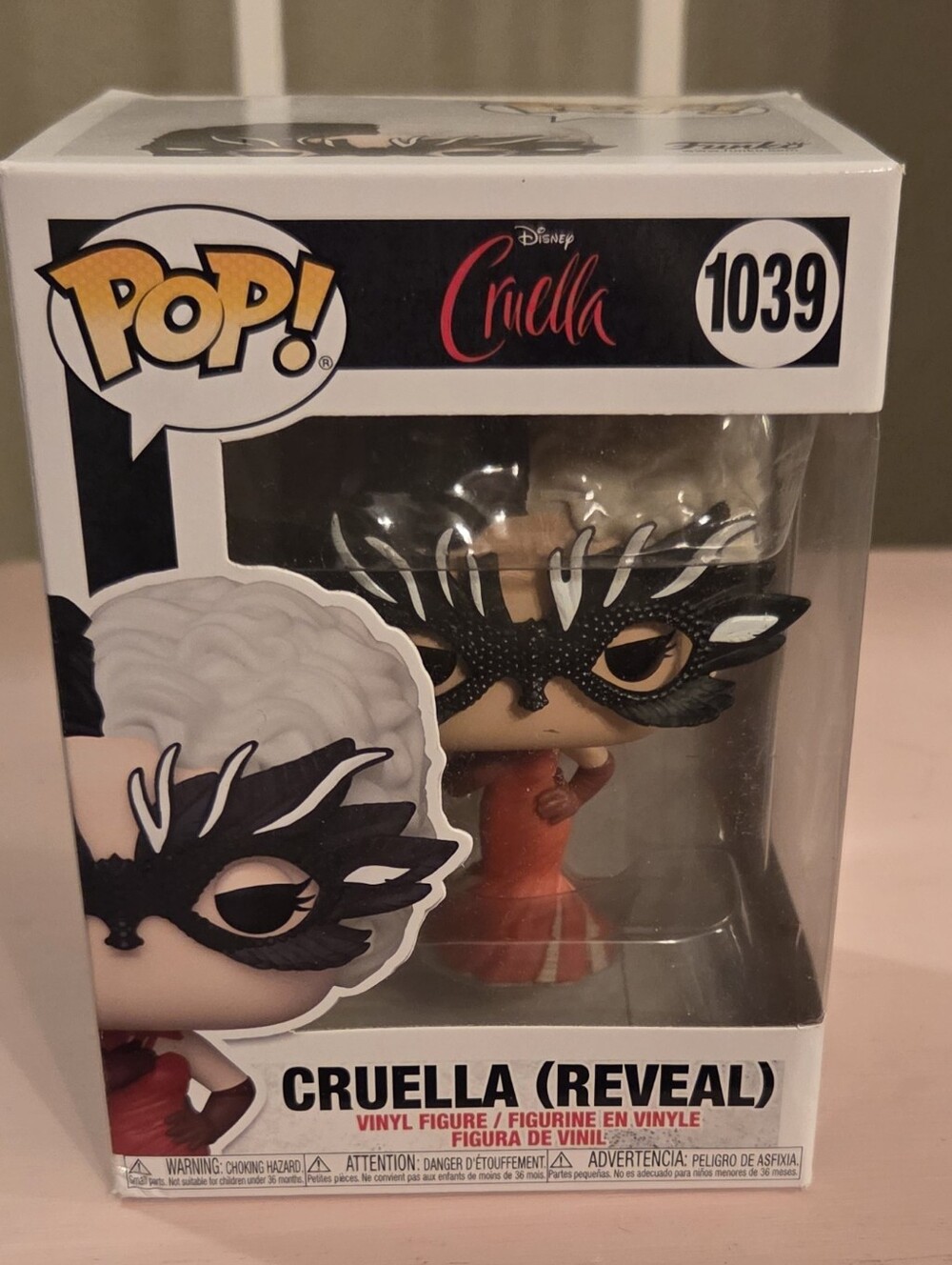♡ funko pop! vinyl: disney - cruella (reveal) #1039 new! ♡